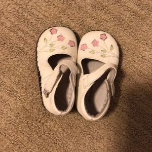 WHITE BABY GIRL PEDIPED ORIGINAL MARY JANES